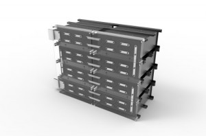 Seismic 48V rack for 2V type battery 1